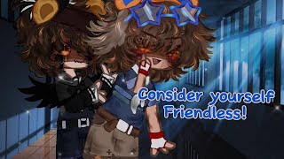 Friendless 😘fnaf gachaEvan x Gregory ✨✨✨fnaf gacha viral [upl. by Innej167]