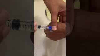 IV cannula insertiondoctornursingmotivationshortvideoviralvideo [upl. by Yerot]