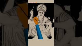 How to Draw Vishwakarma Baba Easy विश्वकर्मा जी के चित्र बनाने के लिए विडियो को देखें  viralvideo [upl. by Meris]