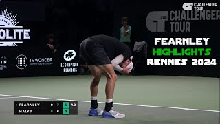 Jacob Fearnley Saves CHAMPIONSHIP POINTS to Win in Rennes Highlights from His Run [upl. by Michelina158]