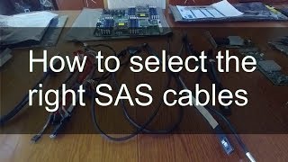 How to select SAS cables [upl. by Lleraj]