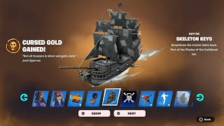 How to Unlock Jacks Ship Glider in Fortnite x Pirates of the Carribean [upl. by Hinch]