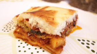 Best Greek Moussaka  my Dads 5 Secret Recipe  Christine Cushing [upl. by Jacintha453]