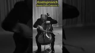 Rostropovich  Shostakovich Cello Concerto No 1 in Eflat major Op 107 [upl. by Idnor]