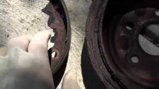 Drum Brakes When to Discard  EricTheCarGuy [upl. by Atekan]