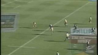 Christian Cullen 80m Try vs Wallabies 1997 Carisbrook [upl. by Relyk]