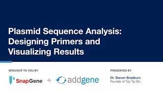 Plasmid Sequence Analysis Designing Plasmids and Visualizing Results [upl. by Elsey]