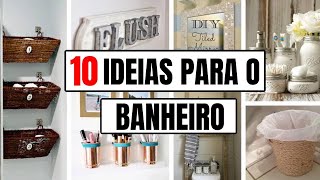 10 ideias simples e baratas para decorar o banheiro com reciclagem  show de artesanato [upl. by Shatzer915]