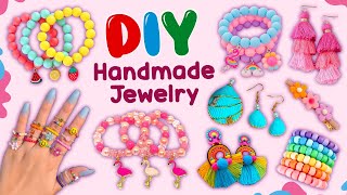 16 DIY HANDMADE JEWELRY IDEAS  Bracelet Necklace and more [upl. by Irrej]