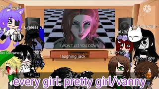 creepypastas react to FNaF songs [upl. by Nile]