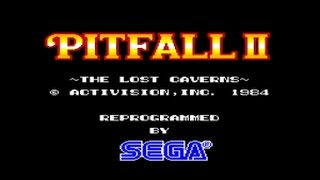 Pitfall 2 The lost caverns by Activision SEGA arcade version 1984 [upl. by Bertie264]