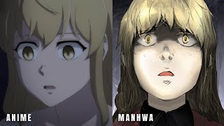 Anime VS Manhwa  Tower Of God Season 2 Episode 11 [upl. by Sander373]