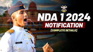 NDA 1 2024 Notification and Exam Date [upl. by Oiruam335]