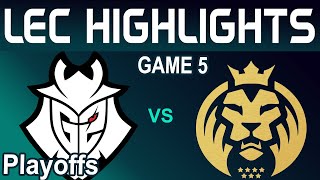 G2 vs MDK Highlights Game 5  LEC Playoffs Season Finals 2024  G2 Esports vs MAD Lions K by Onivia [upl. by Belita753]