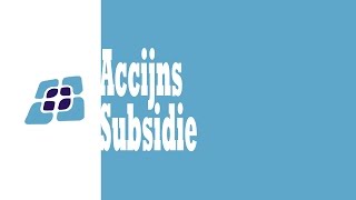 H6  Accijns en subsidie [upl. by Blen]