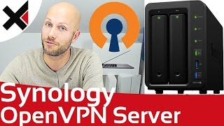 Synology DiskStation OpenVPN Server einrichten Windows macOS iOS Android  iDomiX [upl. by Normand]