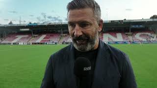 Tromso A  Postmatch Derek McInnes [upl. by Ynar]