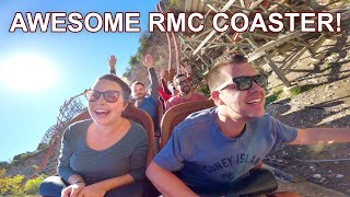 Iron Rattler Front Row HD POV Six Flags Fiesta Texas [upl. by Tearle559]