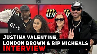 Justina Valentine London Brown amp Rip Micheals Talk April Fools Comedy Jam  More [upl. by Quintie214]