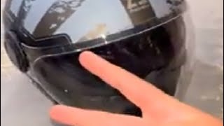 Honest review TRIANGLE Open Face Motorcycle Helmet [upl. by Maillliw813]