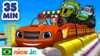 Blaze e os Monster Machines  40 minutos dos melhores momentos da temporada 1 – Parte 2  Nick Jr [upl. by Palocz86]