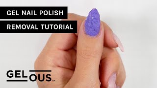 How To Use Express Gel Nail Polish Remover For Fast Removal  Removal Tutorial  Gelous [upl. by Rraval978]