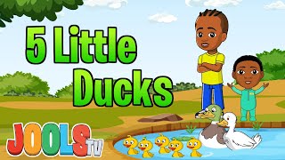 Five Little Ducks  Counting with JoolsTV  Nursery Rhymes  Kids Songs [upl. by Iglesias]