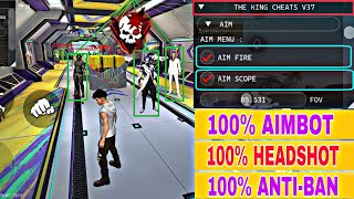 THE KING CHEAT V37 UPDATE HACK  FREE FIRE HEADSHOT HACK  FREEFIRE NEW ANTIBLACKLIST HACK [upl. by Oibaf]