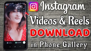 Instagram video download  how to download Instagram videos and Reels [upl. by Anilad]