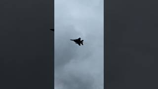 F15 soaring takeoff over RAF lakenheath raflakenheath usaf military aviation planespotting f15 [upl. by Tippets]