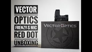 Vector Optics FrenzyS MIC Red Dot Unboxing [upl. by Yclehc]