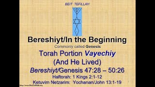 Torah Portion Vayechiy 12302023 [upl. by Dibbell689]