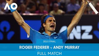 Roger Federer v Andy Murray Full Match  Australian Open 2010 Final [upl. by Rurik159]