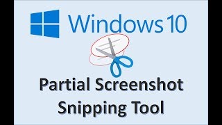 Windows 10  Snipping Tool  How to Use Screen Snip to Take Screenshot  Shortcut Key Tutorial in MS [upl. by Hummel]