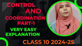 ChControl and coordination part1Class10 Science BiologyCBSE boardeasy explanation [upl. by Shaff]