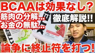 【これまで一生懸命摂っていたBCAAは無駄だった】BCAAの核心。徹底解説 [upl. by Aneehta860]