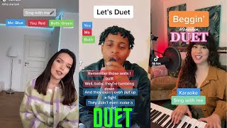 Sing With Me  Duet TikTok Music Challenge 🎶 [upl. by Ameerak]