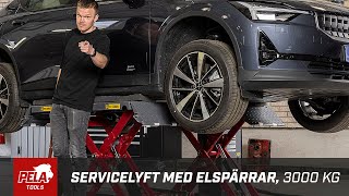 PELA Servicelyft 3 000 kg elspärrar [upl. by Acinomad486]