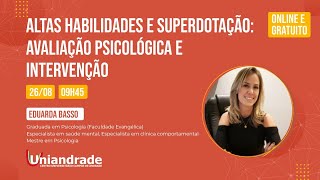 Altas habilidades e superdotação avaliação psicológica e intervenção [upl. by Morena609]