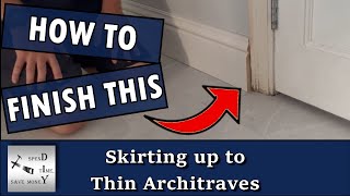 Skirting board or baseboard finishing tip [upl. by Cr724]