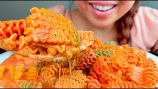 ASMR CREAMY CHEESY TOMATO PASTA Italian Radiatori 🧀 먹방 Eating Sounds No Talking suellASMR [upl. by Emerald532]