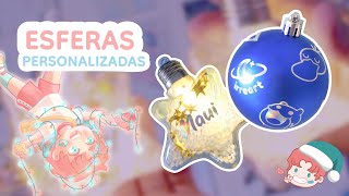 Personalizando Esferas Navideñas 🎄 ☾ [upl. by Ynetruoc]