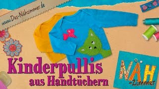 Kinderpullover aus Handtüchern [upl. by Atniuqal]