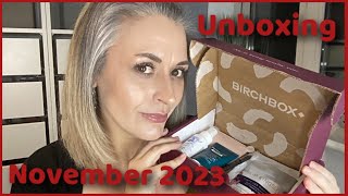 BirchBox November 2023  November 2023 Beauty Box Unboxing  November Monthly Selection [upl. by Eural668]