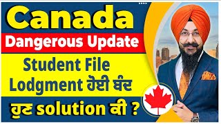 Canada Study Visa Lodgement StopEmergency UpdateDont Get panicKeep Patience [upl. by Akemahs184]