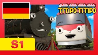 Titipo deutsch S1 F21 Steam hat wieder eine Aufgabe l Kinderfilm l Titipo Der Kleine Zug [upl. by Anaderol]