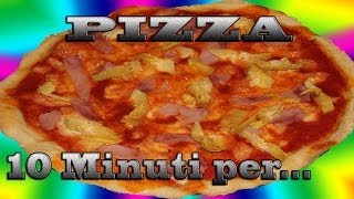 10 minuti per Preparare la Pizza con mattarello Ricette Bimby HD [upl. by Jerz]