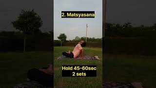 Exercise for thyroid fitness yoga exercise GouravKhatri gym [upl. by Hyozo663]