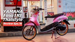 YAMAHA FINO THAI CONCEPT 110 REVIEW EPS16 [upl. by Gussman]