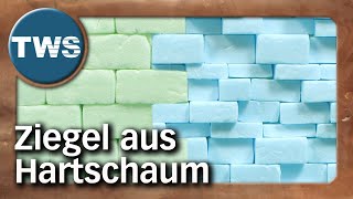 Tutorial Ziegel aus Hartschaum und Styrodur  XPS foam bricks TabletopGelände TWS [upl. by Ginzburg159]